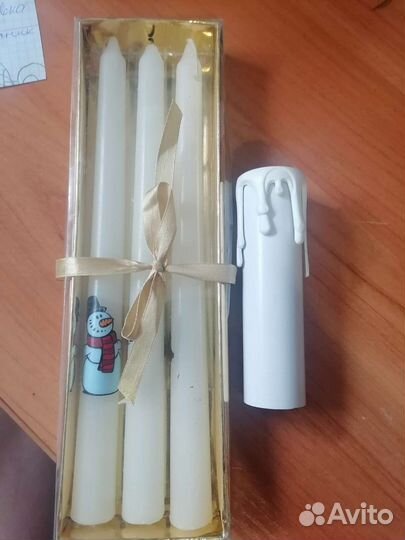 Свечи и подсвечник