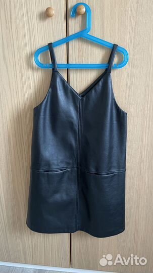 Кожаный сарафан 40- 42