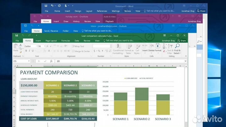 Microsoft Office 365 (лицензия на 10 устройств)