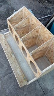 Гнёзда для кур с яйцесборником