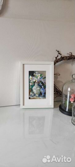 Рамка с картиной маслом А4