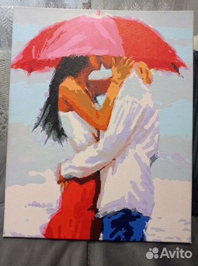 Картины по номерам раскрашенная