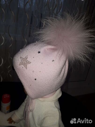 Зимняя шапочка р-р 44-46