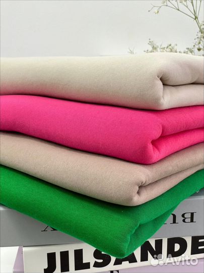 Ткань футер 3-х нитка начес, петля и диагональ