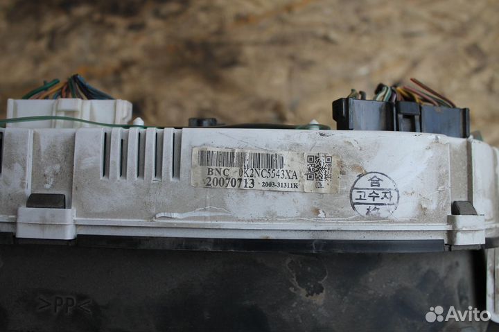 Киа спектра приборная панель