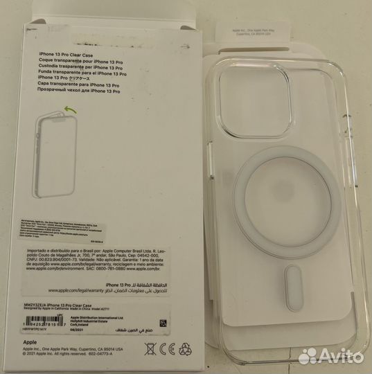 Оригинальный Clear Case iPhone 13 pro