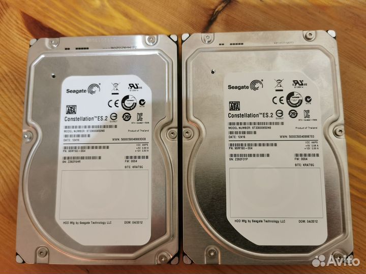 Seagate Constellation ES.2, WD Enterprase, SATA
