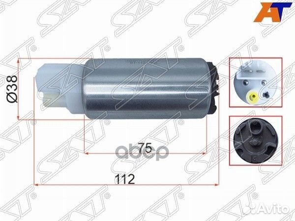 Топливный насос 3,5BAR, 90L/H, nissan/infiniti