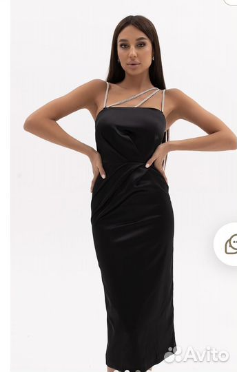Платье xs черное