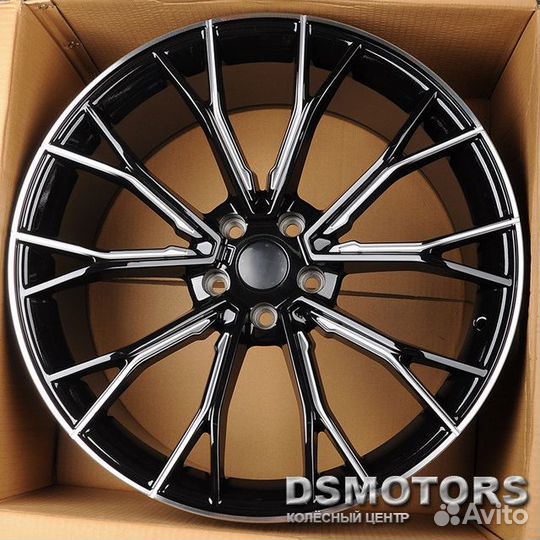 Диски D0220 8.5/20 5x120 ET26 d72.6 black machined