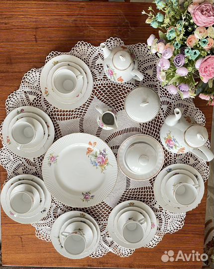 Сервиз фарфоровый ГДР jlmenau