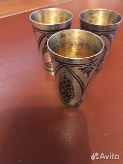 Стопка серебро