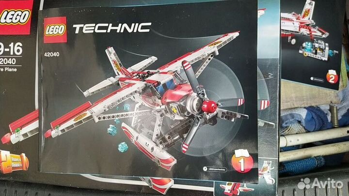 Lego Technic 42040 Пожарный гидроплан,578 дет