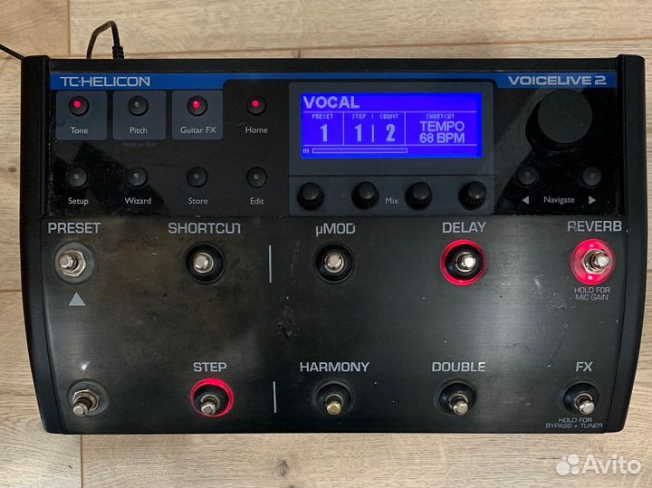 Вокальный процессор tc helicon voicelive 2