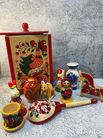 Набор с народными промыслами 10 предметов