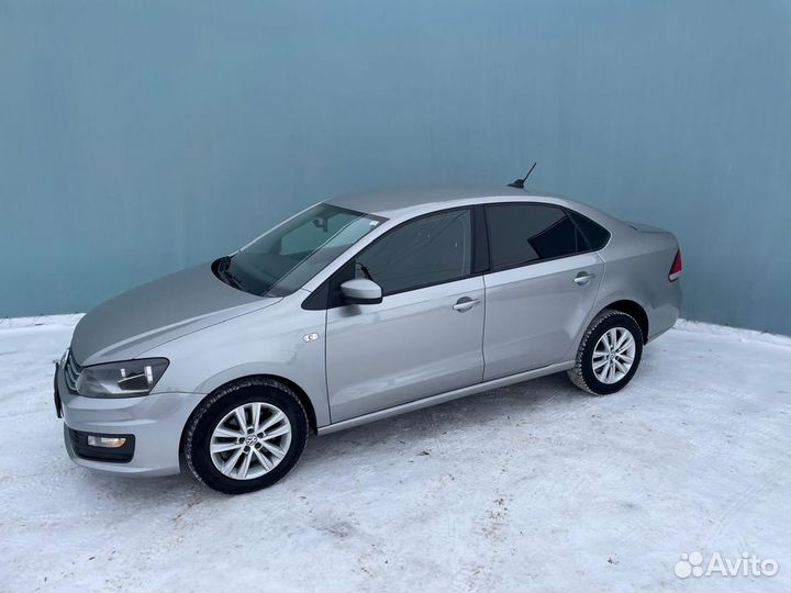 Volkswagen Polo 1.6 AT, 2018, 106 729 км