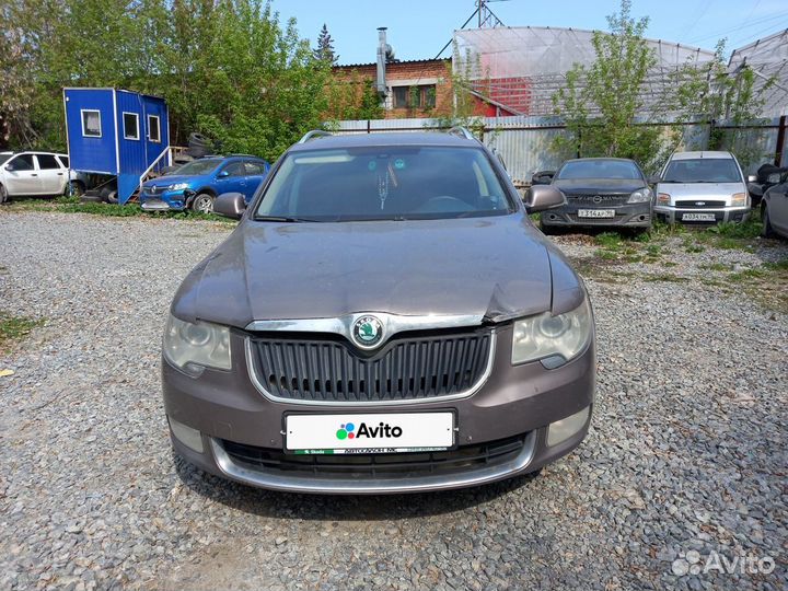 Skoda Superb 2.0 AMT, 2012, битый, 437 030 км