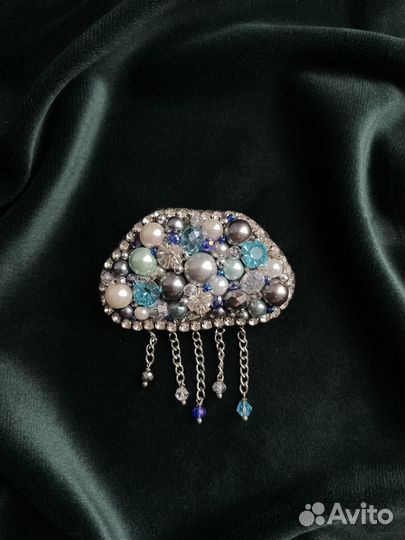 Брошь ручной работы