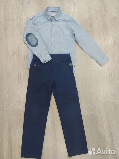 Рубашка и брюки на мальчика 116