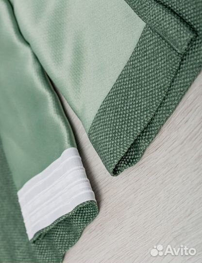 Ночные шторы лен рогожка 2 шт (димаут)