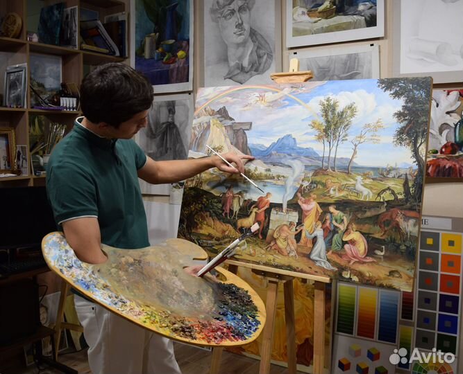 Художник. Картина на заказ. Портрет по фото