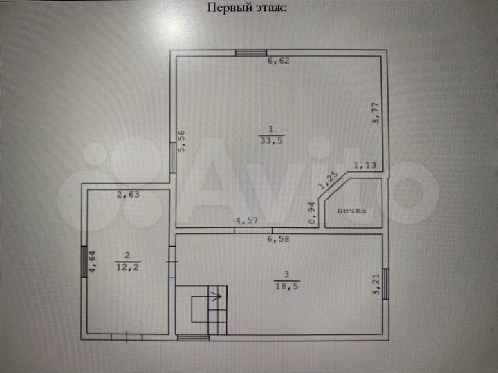 Дом 106,5 м² на участке 6 сот.