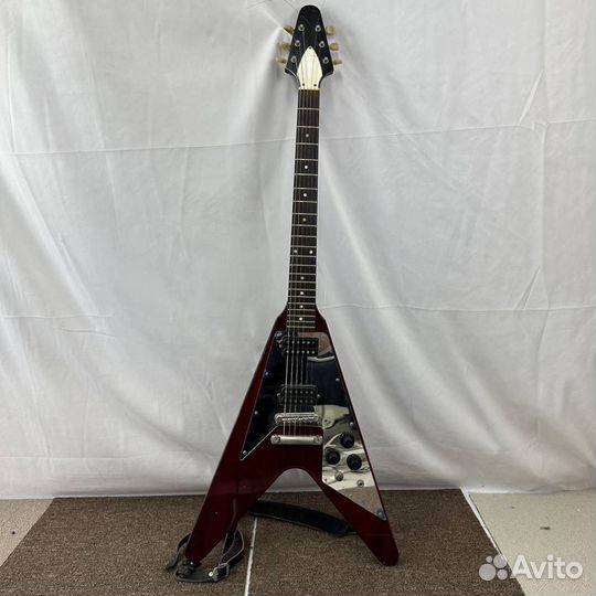 Orville Flying V FV Cherry Red + кейс