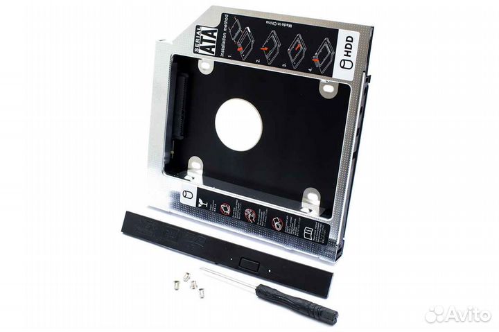 Optibay 9,5мм переходник для HDD и SSD opti2