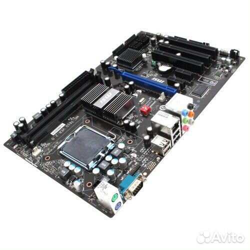 Материнская плата MSI P41-C31 нет звука б/у