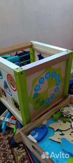 Развивающие деревянные игрушки пакетом