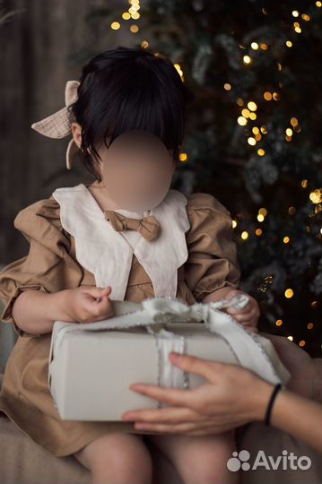 Нарядное платье для девочки 86 92