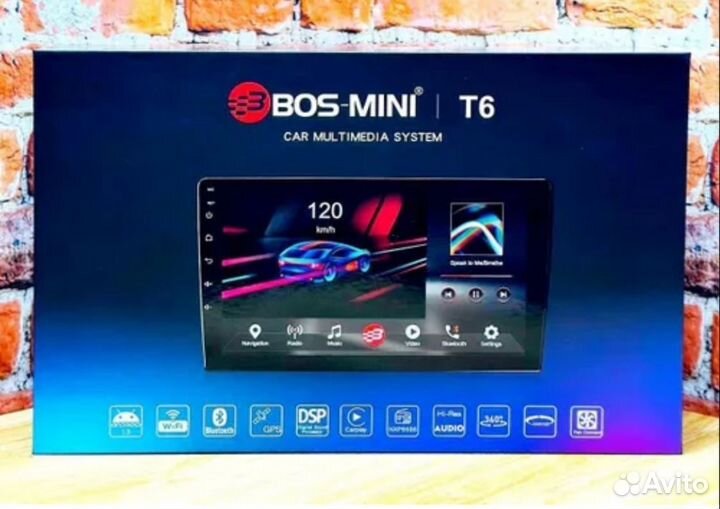 Магнитола bos mini T6