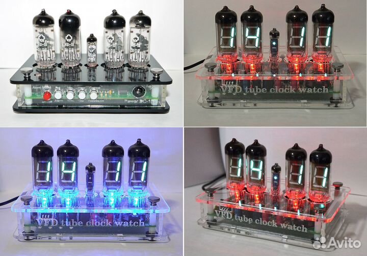 Часы Будильник на VFD индикаторах ив-11 + ив-1