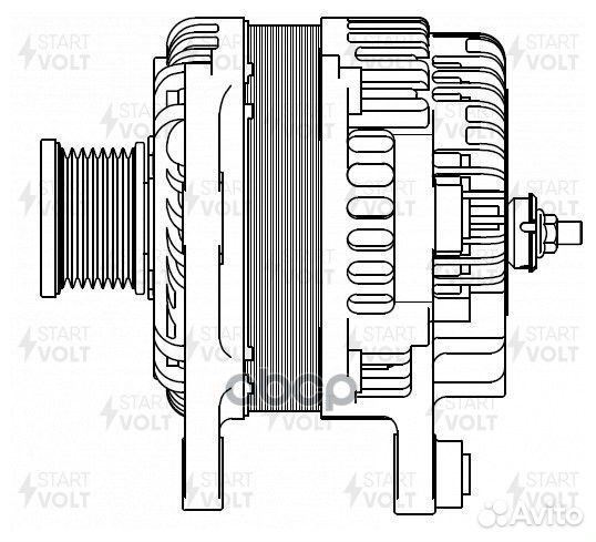 Генератор nissan X-trail T31 (07) /renault koleos