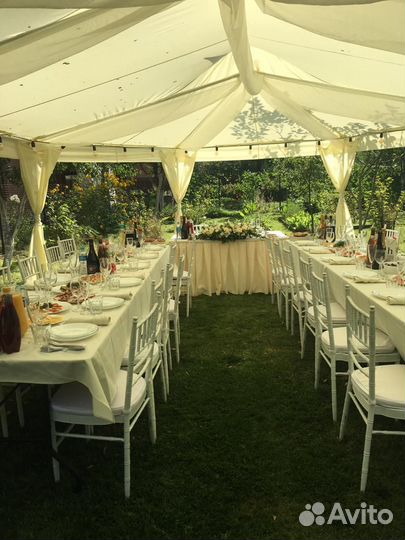 Аренда красивых шатров и мебели