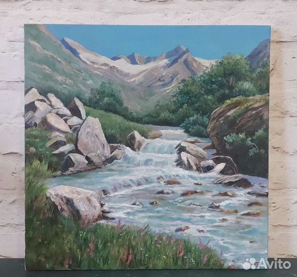 Картина маслом на холсте пейзаж