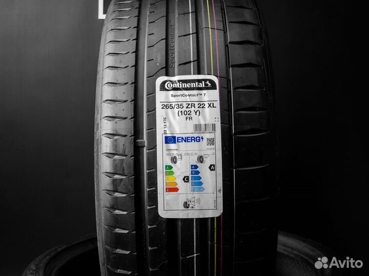 Continental ContiSportContact 7 265/35 R22 и 295/30 R22 101Y