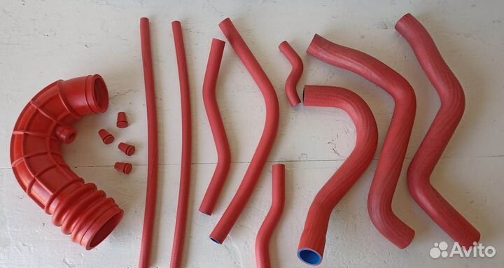 Патрубки двигателя ваз 2170 вода + воздух из 13 шт