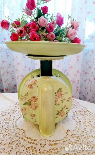 Весы кухонные СССР декупаж