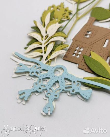 Набор вырубки для скрапбукинга с домиком