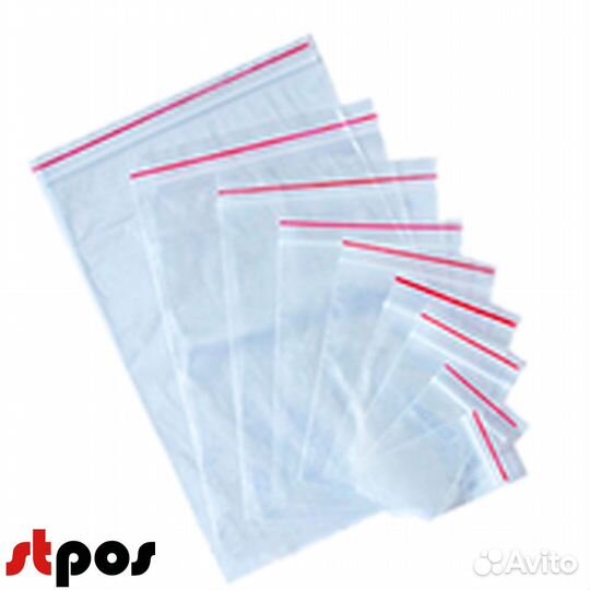 Пакеты zip lock 50х70 мм, 35 мкм, 100 шт./упак