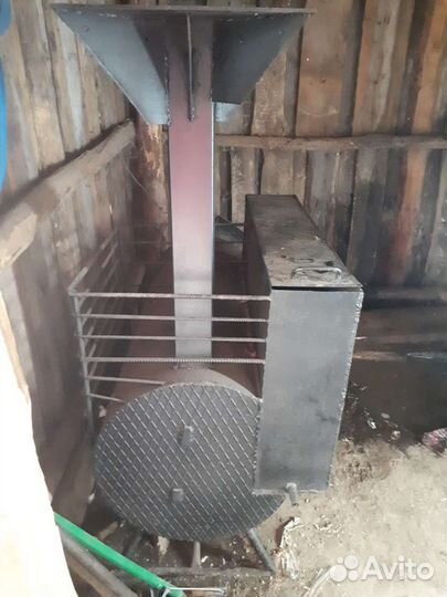 Печь для бани с баком