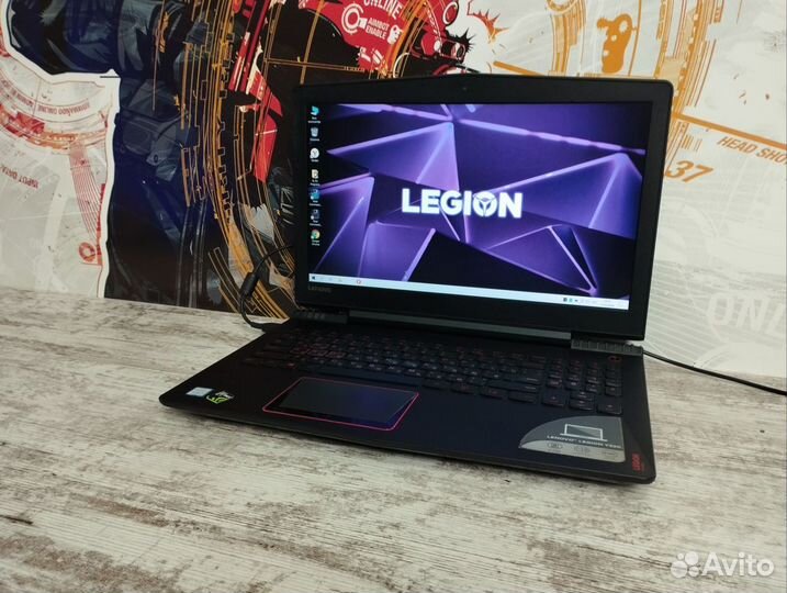 Игровой Legion i5-7gen GTX 1050 16 озу SSD+HDD