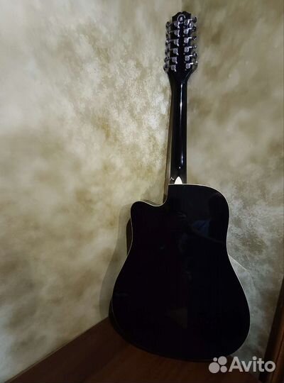 12-струнная акустическая гитара Madeira HW-812BK