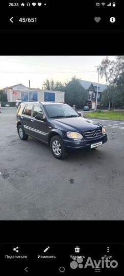 Mercedes-Benz M-класс 2.3 МТ, 1999, 350 000 км