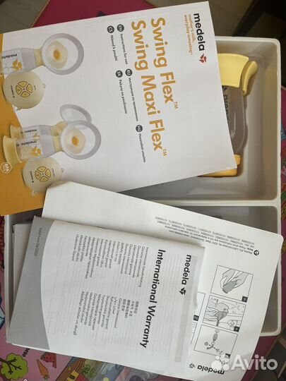 Молокоотсос электрический medela swing flex