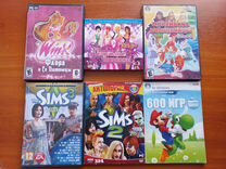 DVD диски с играми Винкс, Симс