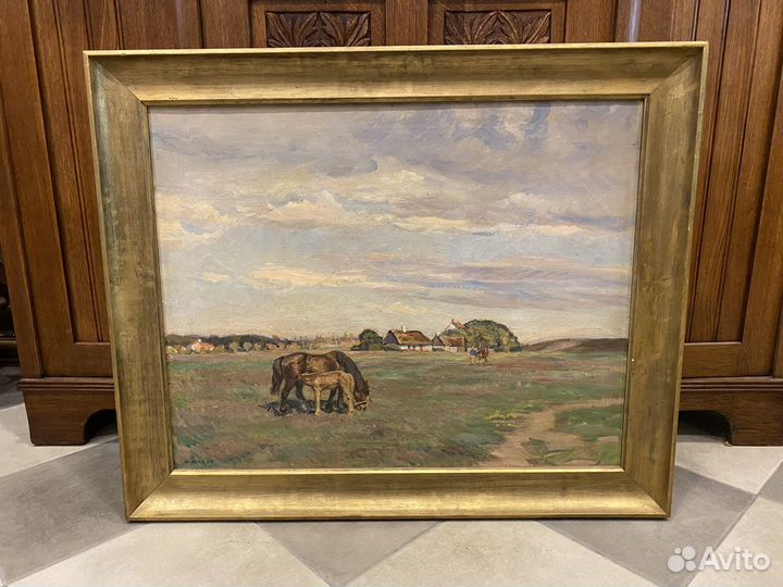 Nyrop, Borge Christoffer, сельский пейзаж, 1910-е