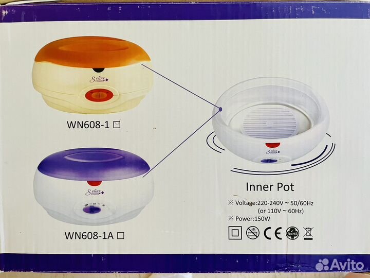 Парафиновая ванночка Soline Charms новая