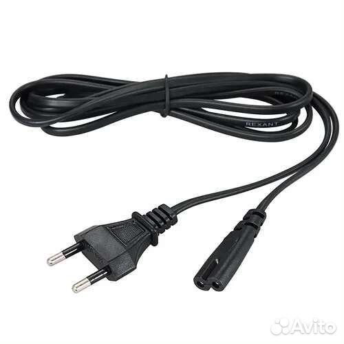 Сетевой шнур питания 220V/2x0,5мм/1.5m